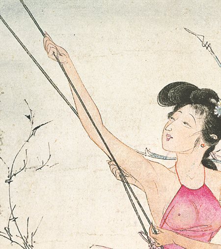 西乡塘-胡也佛的仕女画和最知名的金瓶梅秘戏图